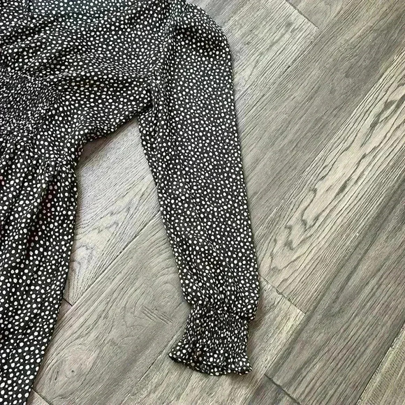 Zara  | Sheer polka dot long sleeve dress - Picture 5 of 12